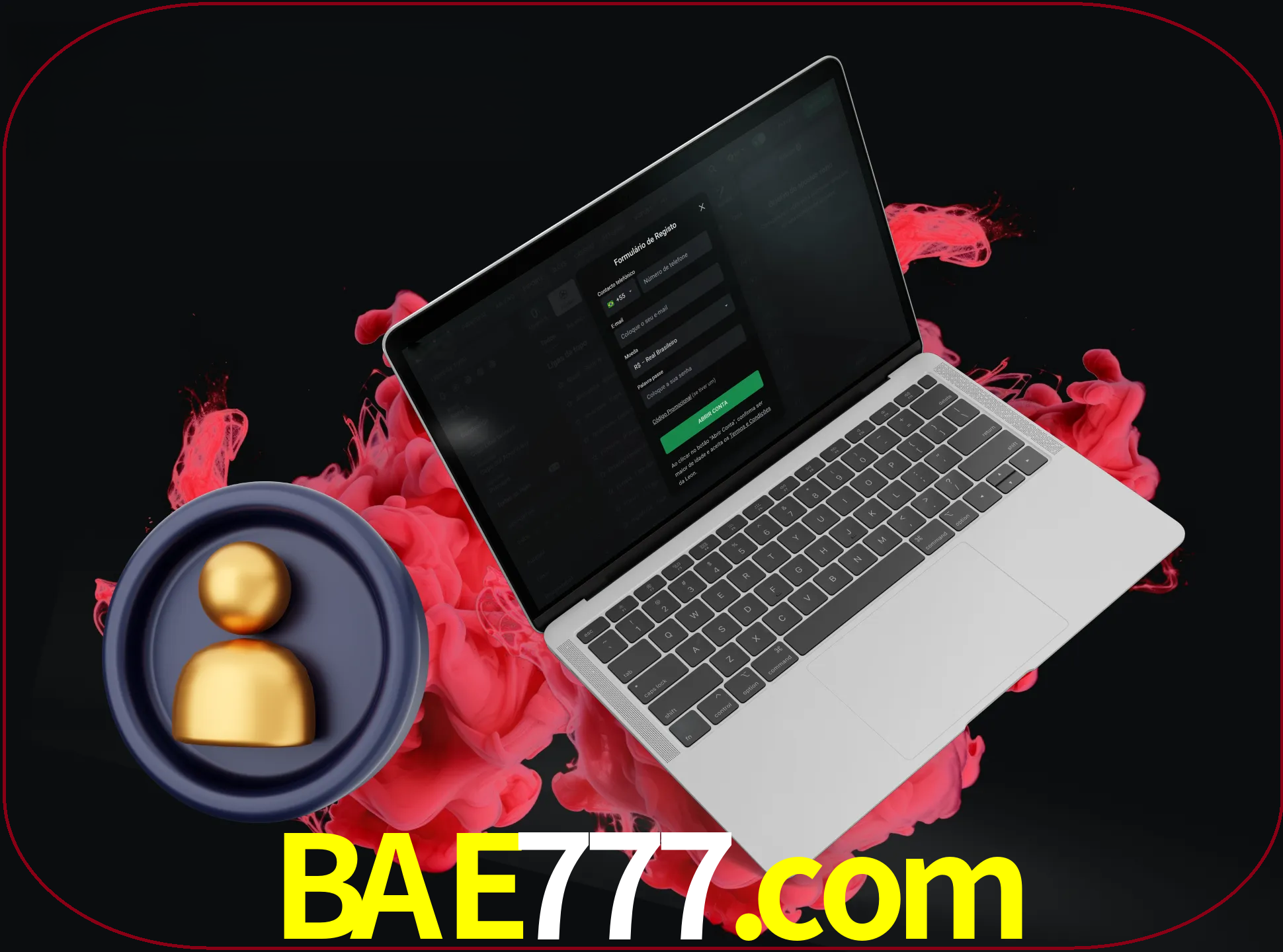 No cabeçalho do site bae777, clique no botão que o levará a um formulário especial onde terá de introduzir as suas informações actuais.
