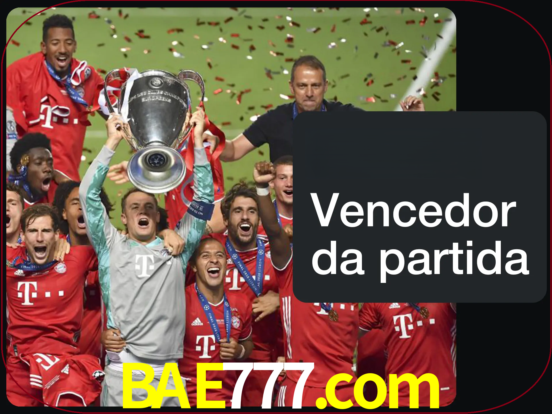 Aposte no vencedor e ganhe uma grande quantia de dinheiro.