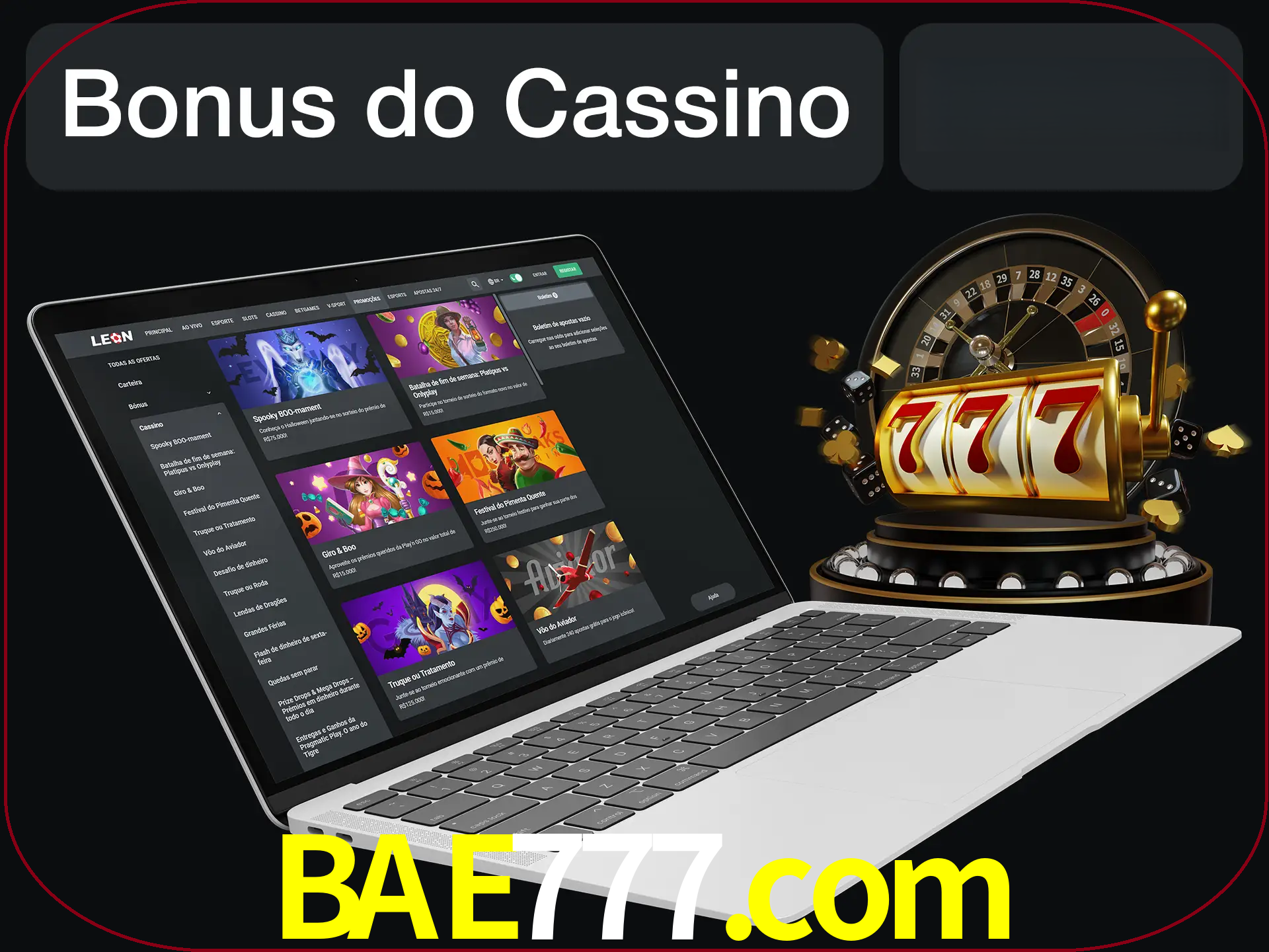 Use o bônus do cassino para começar melhor.
