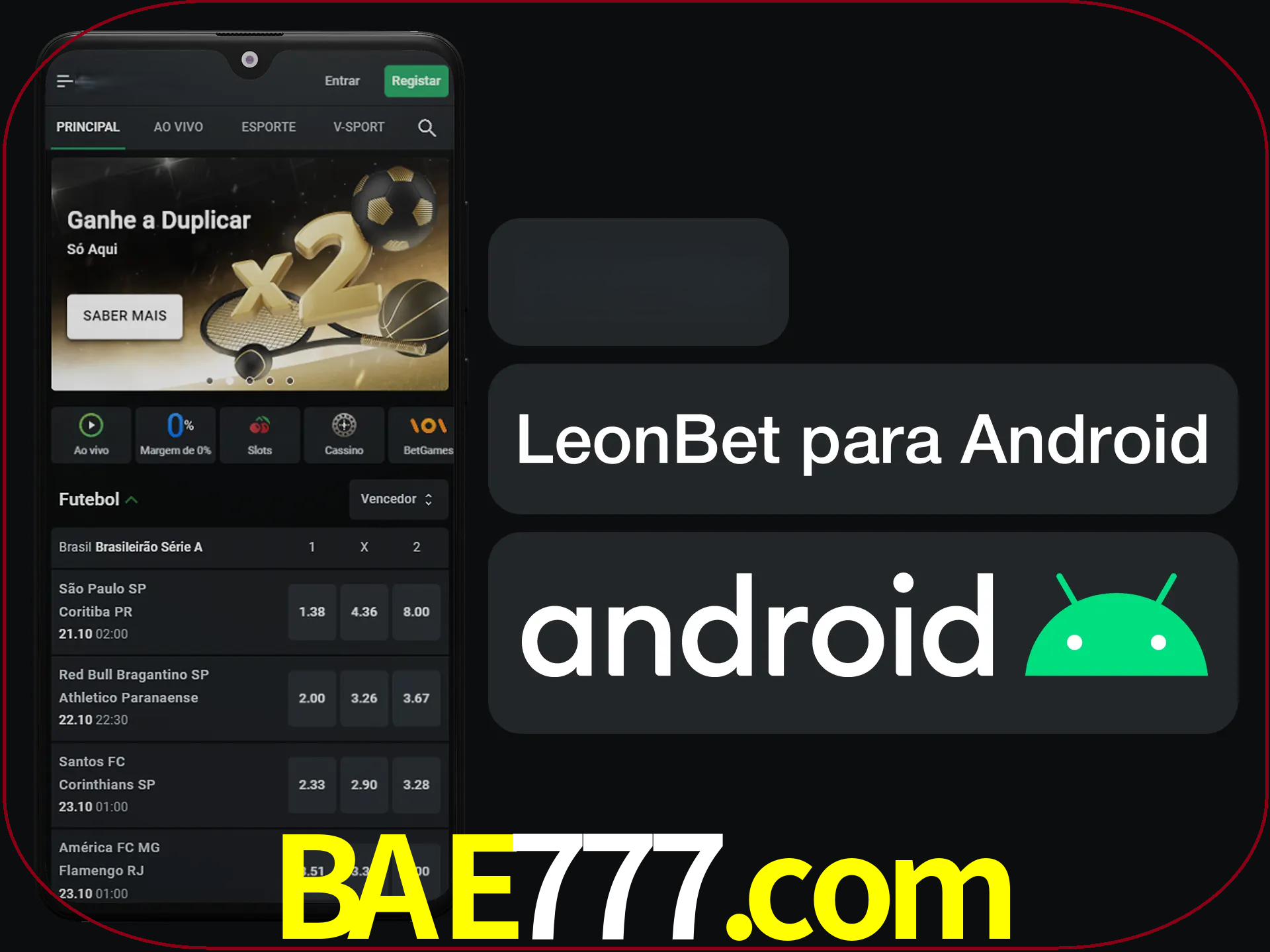 Adquira sua versão poket de LeonBet.