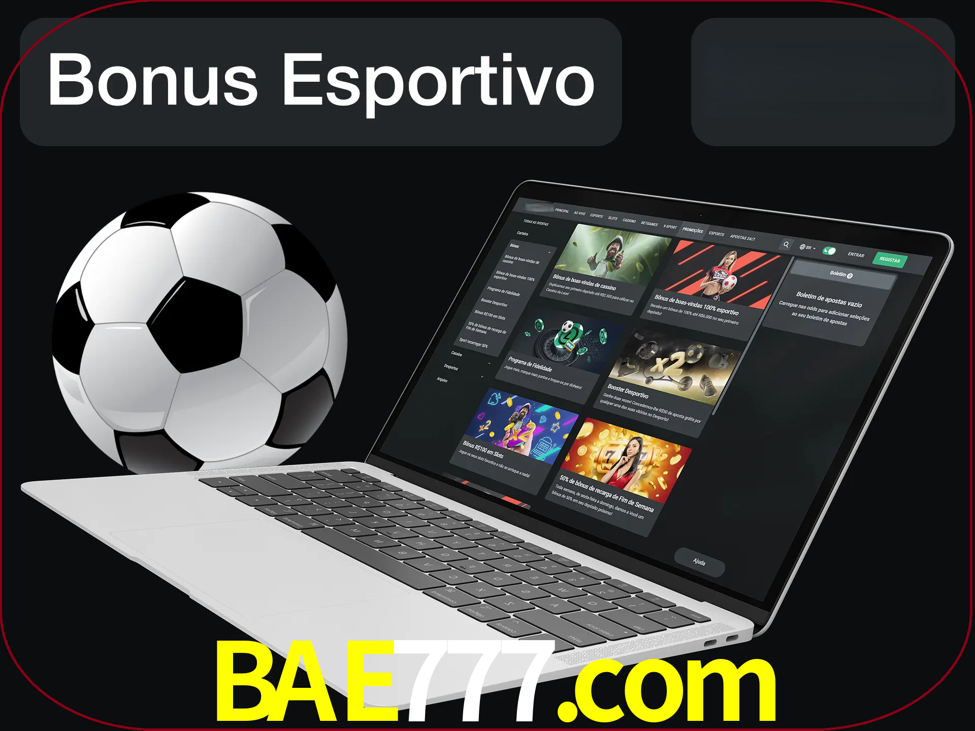 Antes de começar a apostar, use o bônus esportivo.